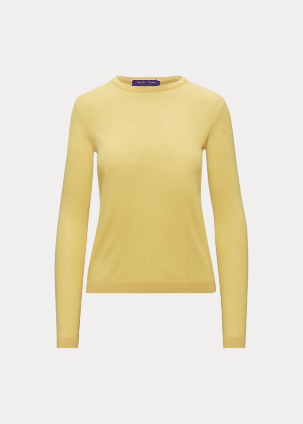 Women's Ralph Lauren Cashmere Crewneck Sweater | 864531EOA